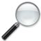 Right-Pointing Magnifying Glass emoji on LG